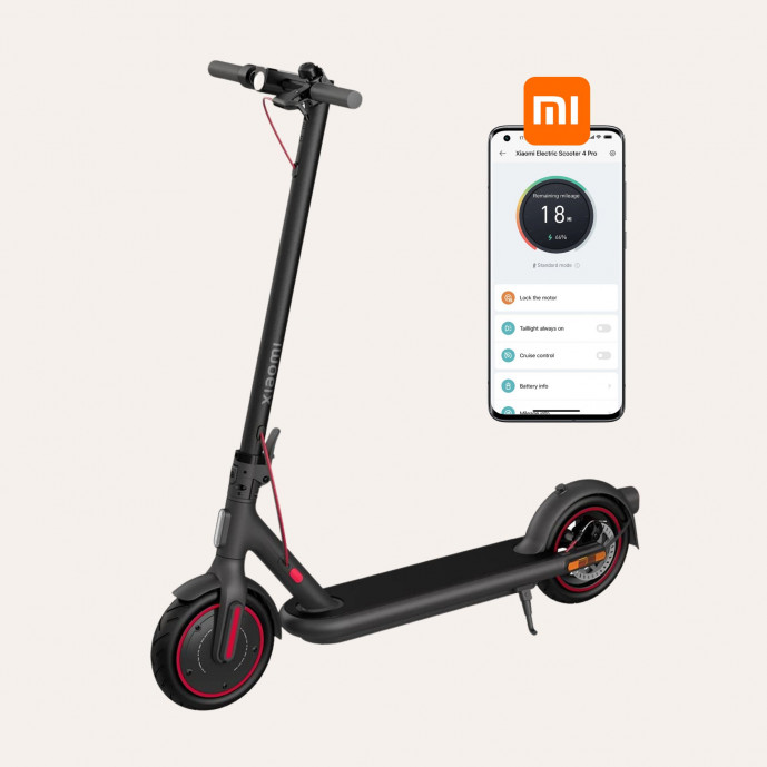 Electric Scooter Xiaomi Electric Scooter Pro, 700W, Lithium Battery, 25km/h, Foldable, WiFi connection, Own App
