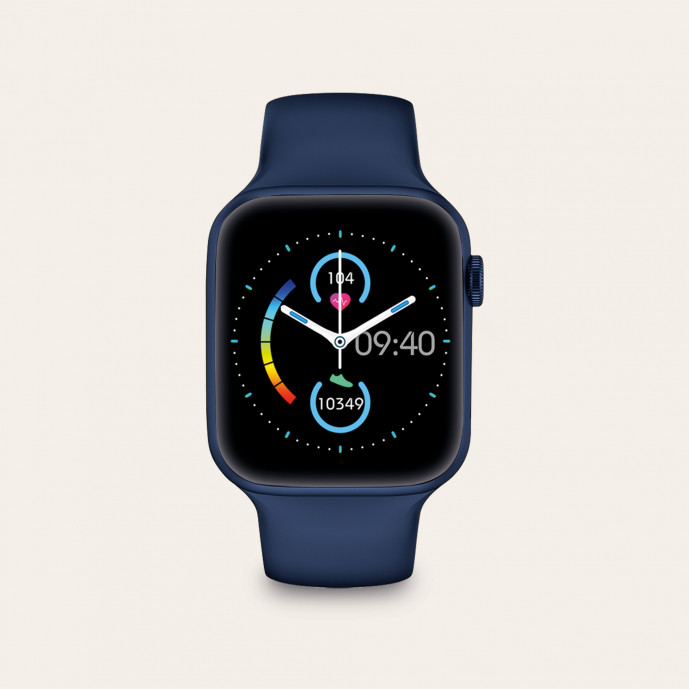 Ksix Urban 4 smartwatch, 2,15” IPS curved display, 5 days aut., Sport and  health modes, Calls, Voice assistants, IP68, Blue
